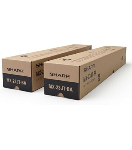 Amazon.co.jp: シャープ トナーカートリッジ MX-23JTBA ブラック 2本